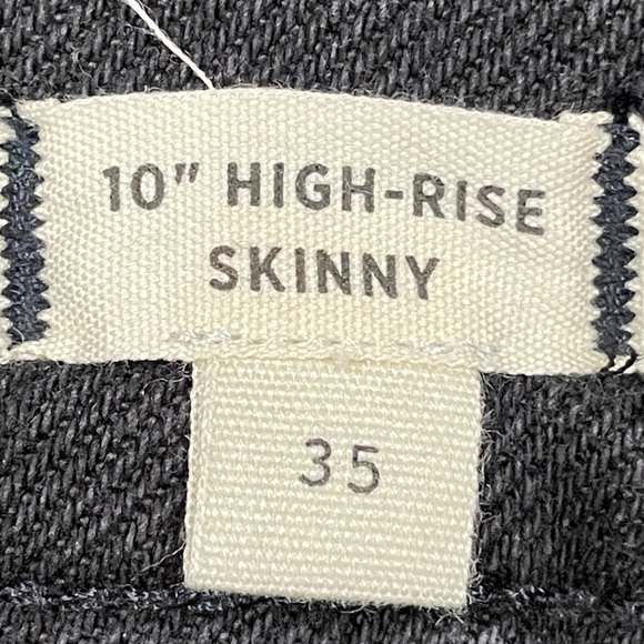 Madewell 10” High-Rise Skinny Jeans in Starkey Wash, Size 35 - Picture 16 of 17